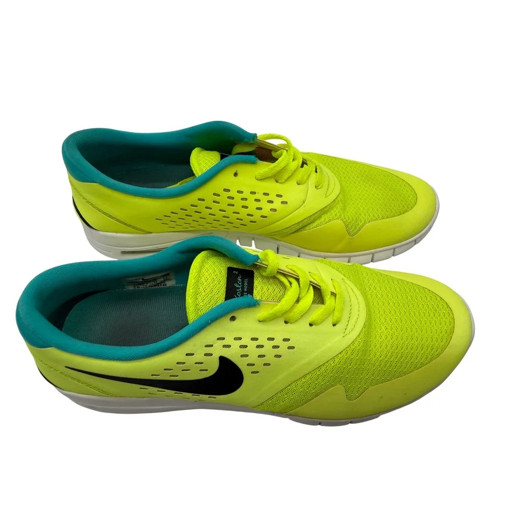 Nike SB Eric Koston 2 Max Mens 11 Volt Yellow Excellent Skateboarding 631047-703